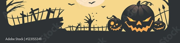 Obraz Halloween banner