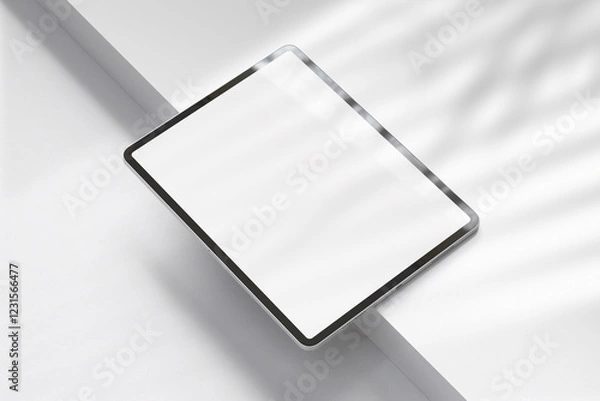 Obraz Blank tablet isolated on white for mockup design