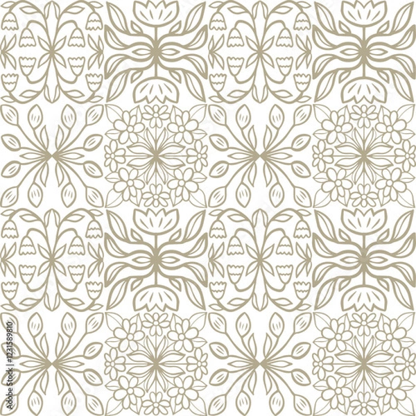 Obraz Abstract seamless pattern. Modern stylish abstract texture.