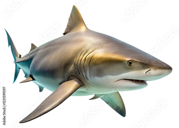Obraz lemon shark isolated on transparent background