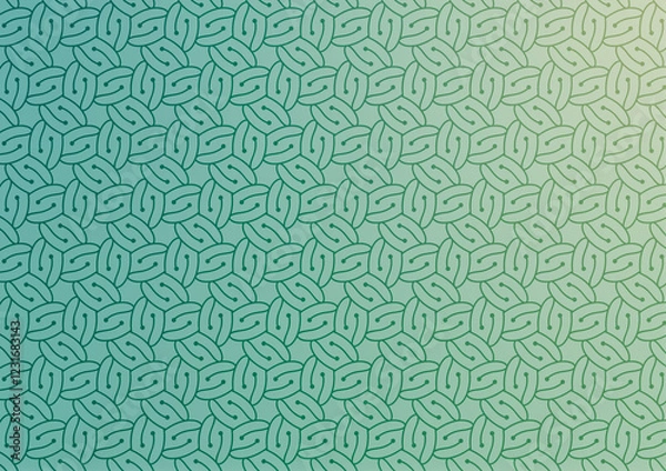 Fototapeta Green soft art pattern gradient net background