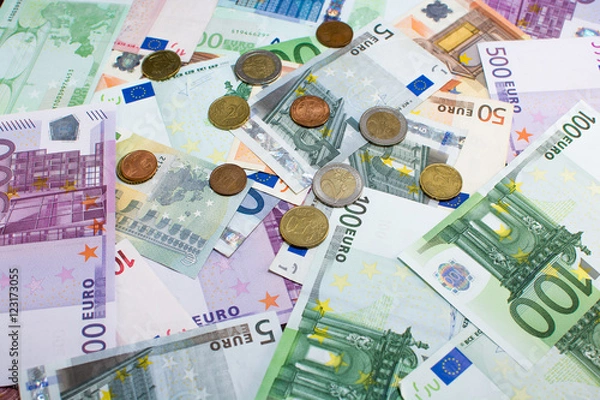 Fototapeta Евро деньги