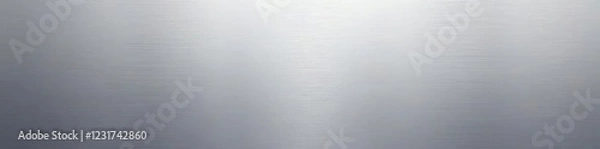 Fototapeta Subtle brushed aluminum texture, seamless repeat, abstract, background, anodized