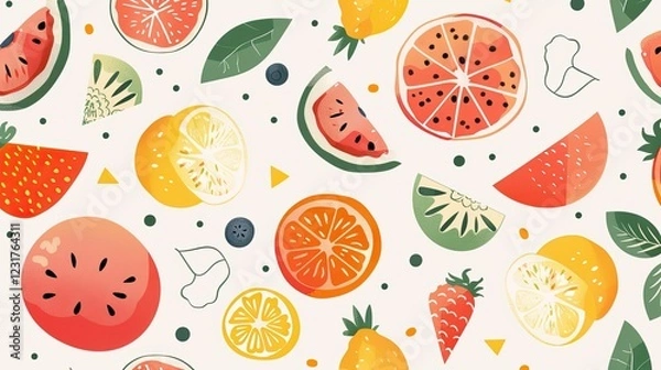 Obraz Abstract seamless pattern