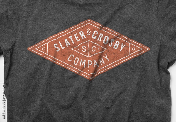 Obraz Close-up T-Shirt Mockup 2