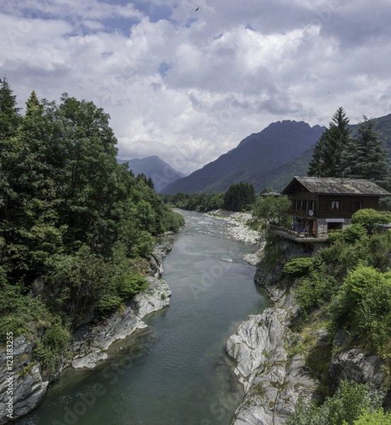 Obraz Дом у реки