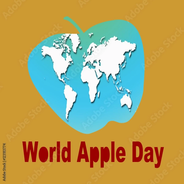 Fototapeta Apple abstract