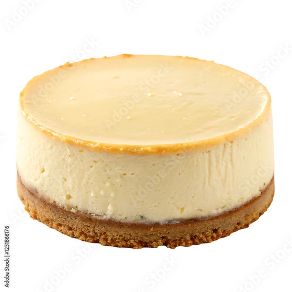 Obraz cheesecake isolated on white background