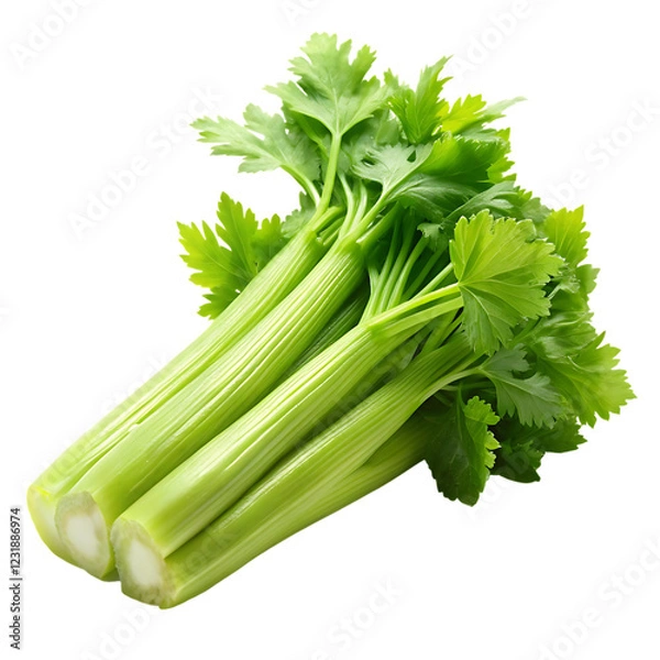 Fototapeta celery image with transparent background