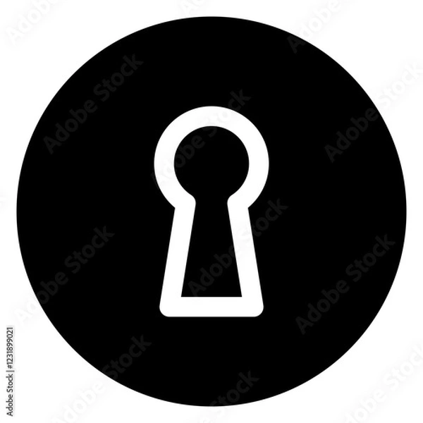 Obraz keyhole icon