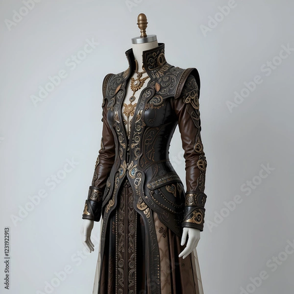 Obraz mannequin dressed in blue