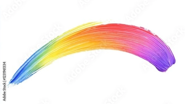 Obraz Rainbow Brush Stroke