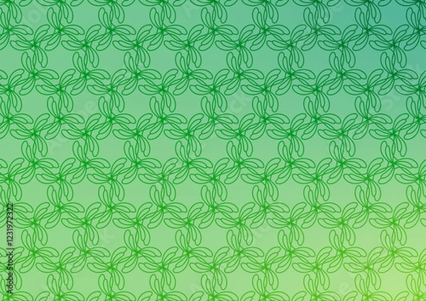 Fototapeta Line green pattern gradient net soft background