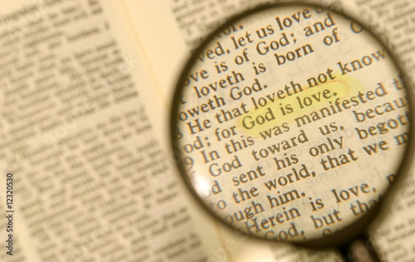 Obraz marked phrase in Bible