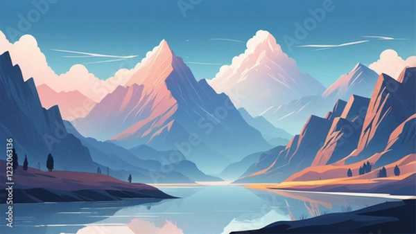 Fototapeta Serene River Through Majestic Mountains





Serene River Through Majestic Mountains




serene river through majestic mountain


