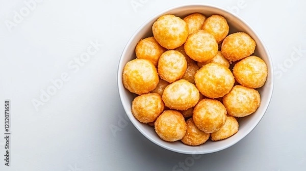 Obraz Sweet and Golden Brown Sugar Cookies in a Bowl