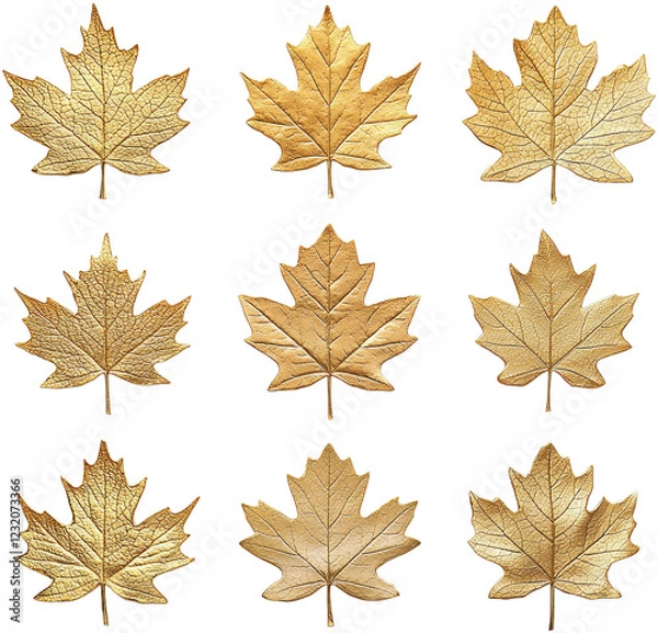 Obraz golden maple leaves