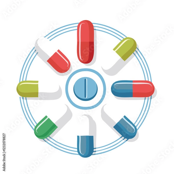 Fototapeta Medical Pills