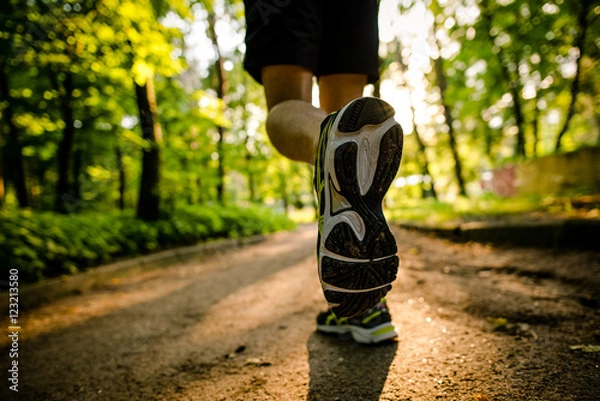 Obraz Marathon shoe. Outdoor workout.