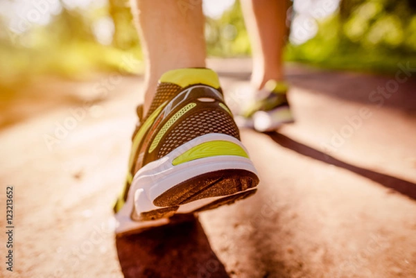 Obraz Marathon shoe. Outdoor workout.