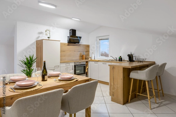 Obraz Modern cozy apartment for short time rental