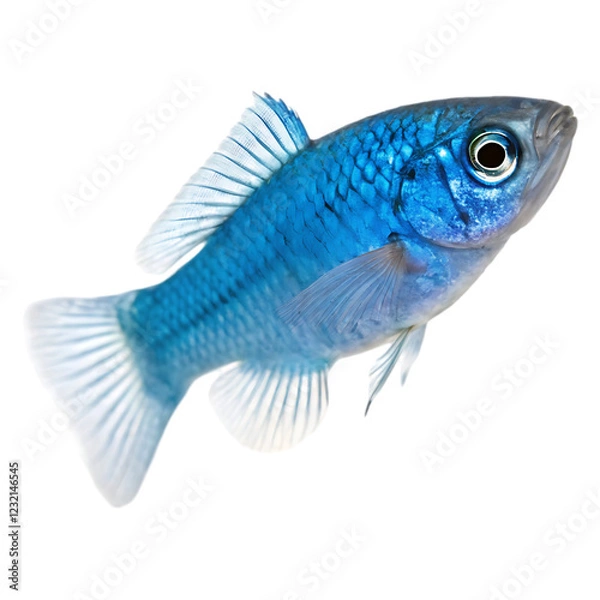 Fototapeta devils hole pupfish on white background