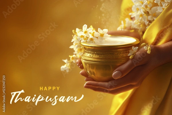 Obraz Sacred Milk Pot – Devotion and Ritual of Thaipusam