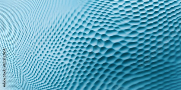 Obraz Ice blue spherical carbon textures with a frosty, smooth finish. A clean and modern design with intricate details.