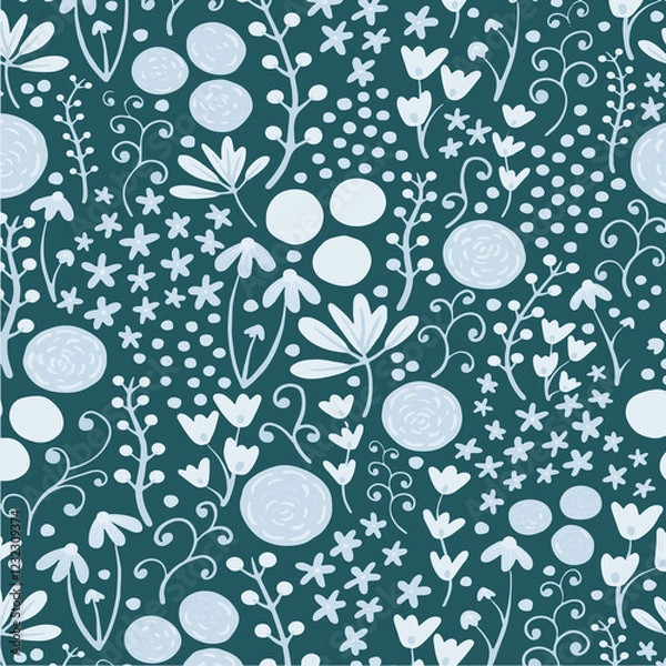 Fototapeta Floral Pattern Design Art Abstract Illustration Fabric textile Prints