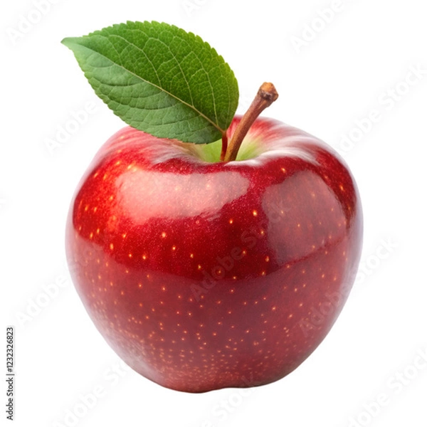 Fototapeta Fresh apple isolated on transparent background