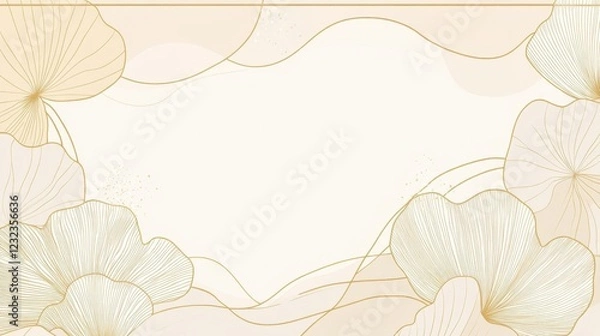Obraz Elegant Floral Abstract Background