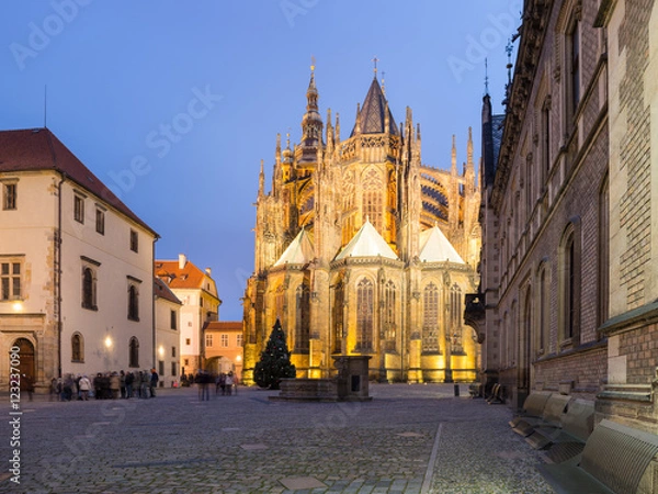 Obraz Cathedral Prague at Night