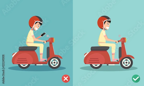 Obraz No texting ,No talking