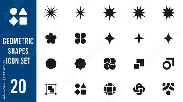 Obraz geometric and abstract shapes