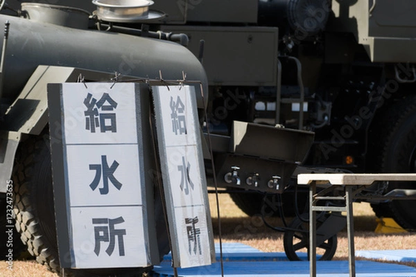 Obraz 自衛隊の給水活動