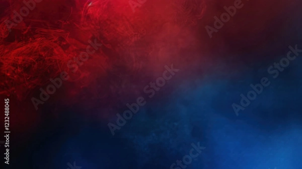 Obraz red and blue grainy gradient background