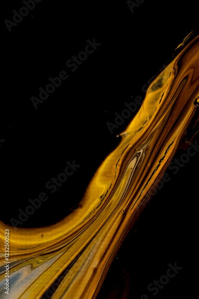 Fototapeta abstract gold liquid background