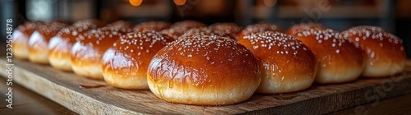 Fototapeta In a slow motion sequence, golden syrup slowly flows over traditional Lunar New Year pastries, emphasizing the rich texture in detail