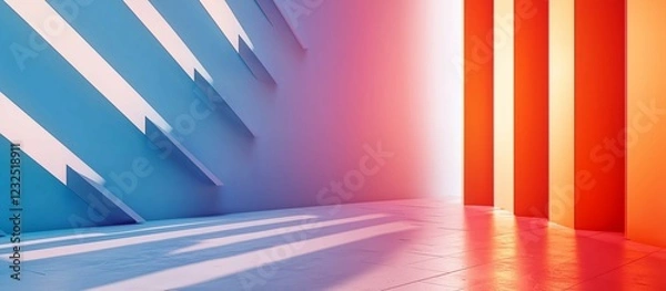 Fototapeta 抽象的なデザインアートの背景画像