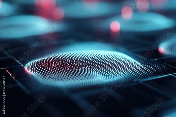 Fototapeta Exploring digital footprints and data traces in cyber security and privacy protection
