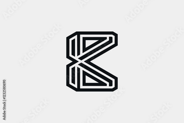 Obraz Letter K Logo