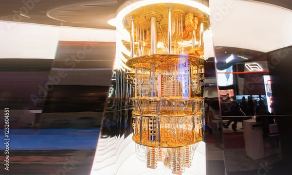 Fototapeta modern Quantum Computer 