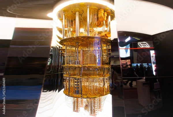 Fototapeta modern Quantum Computer 