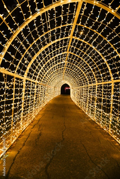 Fototapeta Lichtertunnel
