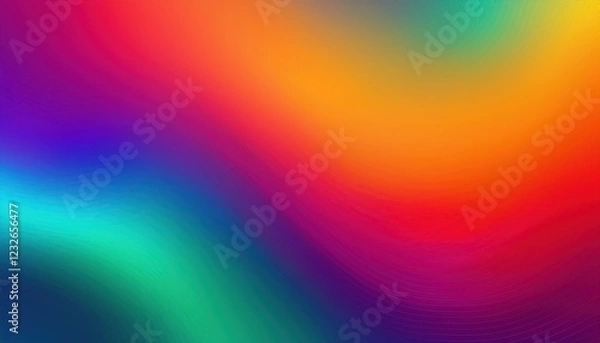 Fototapeta Vibrant and Colorful K Gradient Abstraction as a Stunning Computer Wallpaper for Digital Spaces, Enhancing Mood and Ambiance with Its Bold Palette and Intricate Textures.