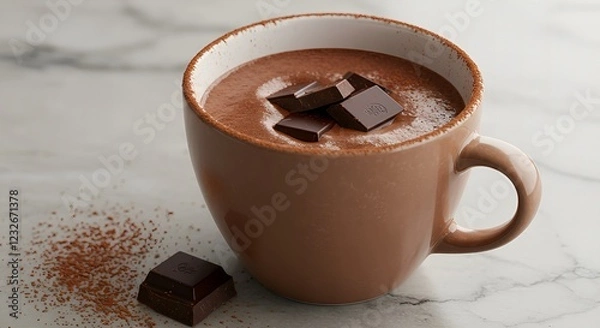 Fototapeta Hot Chocolate Day Cozy and Delicious Ways to Enjoy the Perfect Cup of Cocoa