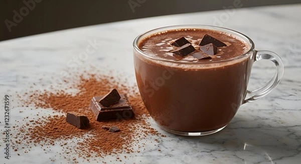 Fototapeta Hot Chocolate Day Cozy and Delicious Ways to Enjoy the Perfect Cup of Cocoa