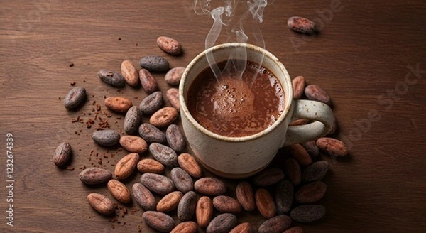 Fototapeta Hot Chocolate Day Cozy and Delicious Ways to Enjoy the Perfect Cup of Cocoa