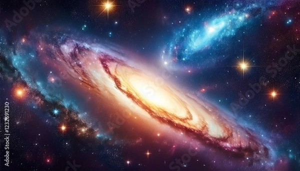 Fototapeta planet in space