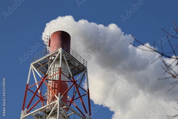 Obraz 工場の煙突